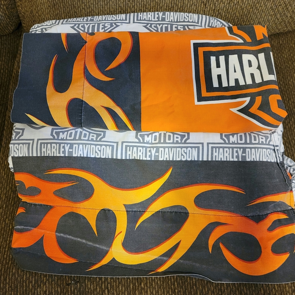 Twin size Harley Davidson Bed Set